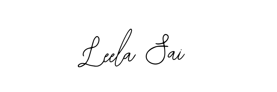 Design your own signature with our free online signature maker. With this signature software, you can create a handwritten (Bearetta-2O07w) signature for name Leela Sai. Leela Sai signature style 12 images and pictures png