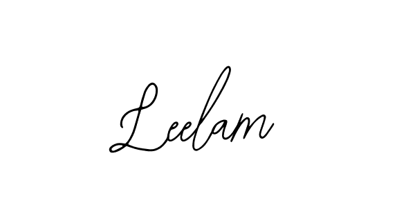 How to make Leelam signature? Bearetta-2O07w is a professional autograph style. Create handwritten signature for Leelam name. Leelam signature style 12 images and pictures png