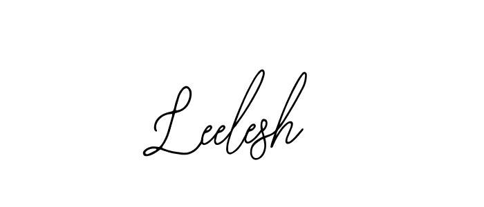 Leelesh stylish signature style. Best Handwritten Sign (Bearetta-2O07w) for my name. Handwritten Signature Collection Ideas for my name Leelesh. Leelesh signature style 12 images and pictures png