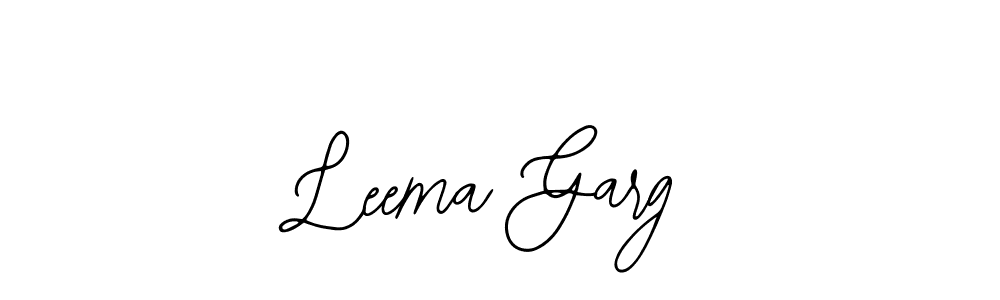 Also You can easily find your signature by using the search form. We will create Leema Garg name handwritten signature images for you free of cost using Bearetta-2O07w sign style. Leema Garg signature style 12 images and pictures png