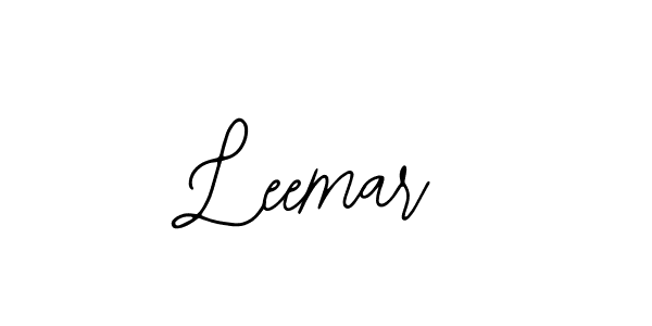 How to make Leemar name signature. Use Bearetta-2O07w style for creating short signs online. This is the latest handwritten sign. Leemar signature style 12 images and pictures png