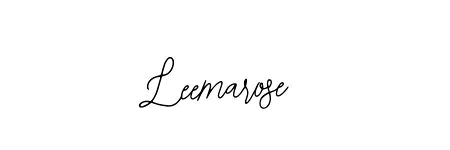 Also You can easily find your signature by using the search form. We will create Leemarose name handwritten signature images for you free of cost using Bearetta-2O07w sign style. Leemarose signature style 12 images and pictures png