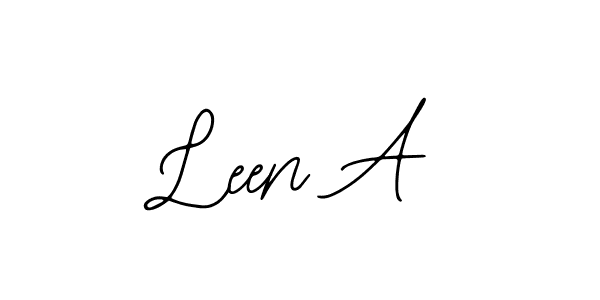 Similarly Bearetta-2O07w is the best handwritten signature design. Signature creator online .You can use it as an online autograph creator for name Leen A. Leen A signature style 12 images and pictures png