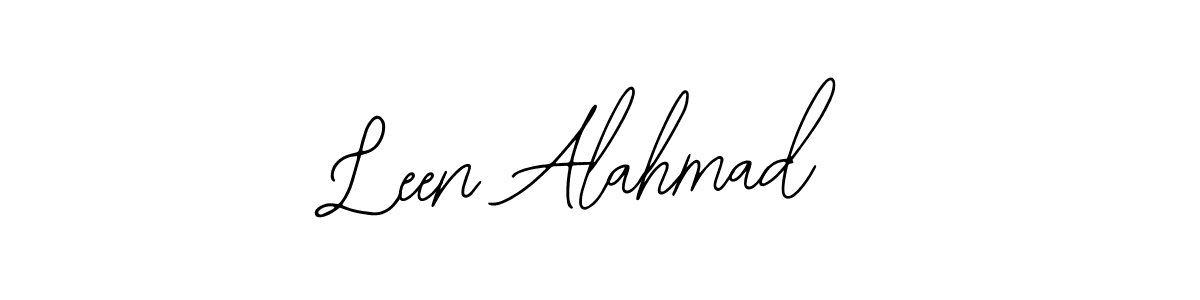 Design your own signature with our free online signature maker. With this signature software, you can create a handwritten (Bearetta-2O07w) signature for name Leen Alahmad. Leen Alahmad signature style 12 images and pictures png