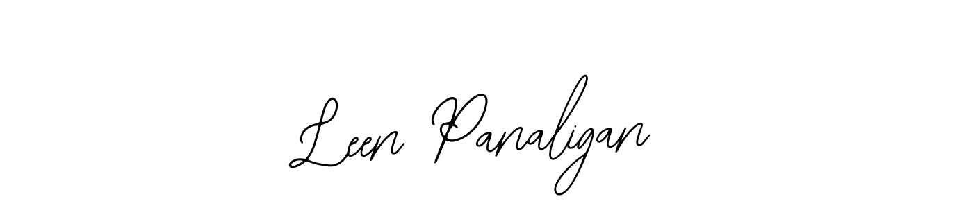 Use a signature maker to create a handwritten signature online. With this signature software, you can design (Bearetta-2O07w) your own signature for name Leen Panaligan. Leen Panaligan signature style 12 images and pictures png