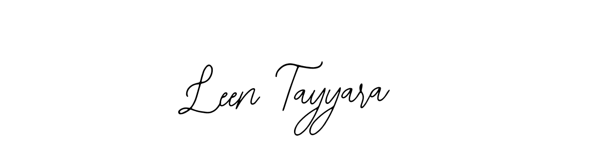 Use a signature maker to create a handwritten signature online. With this signature software, you can design (Bearetta-2O07w) your own signature for name Leen Tayyara. Leen Tayyara signature style 12 images and pictures png