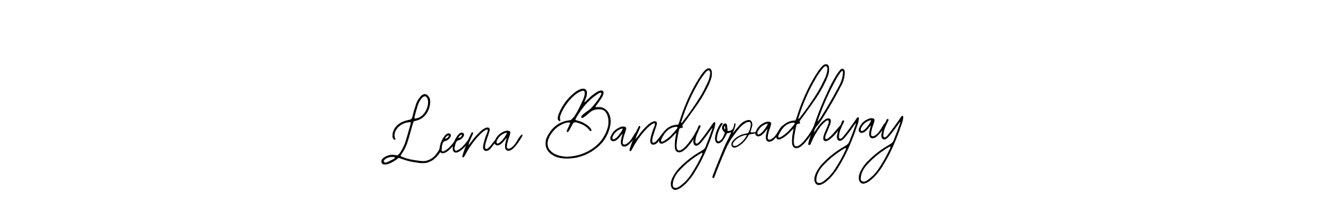 The best way (Bearetta-2O07w) to make a short signature is to pick only two or three words in your name. The name Leena Bandyopadhyay include a total of six letters. For converting this name. Leena Bandyopadhyay signature style 12 images and pictures png