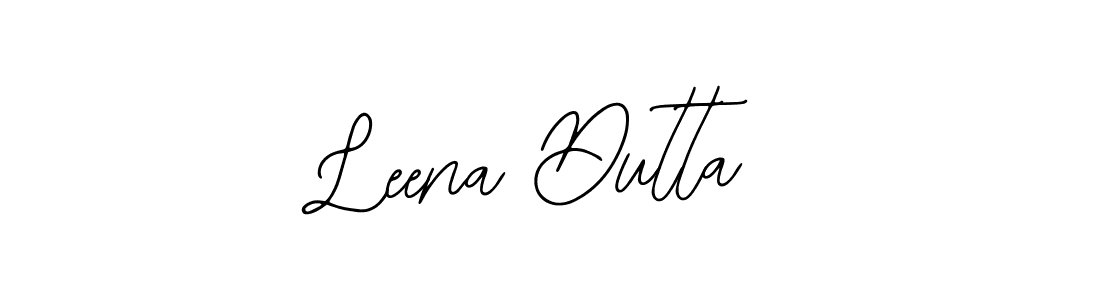 Bearetta-2O07w is a professional signature style that is perfect for those who want to add a touch of class to their signature. It is also a great choice for those who want to make their signature more unique. Get Leena Dutta name to fancy signature for free. Leena Dutta signature style 12 images and pictures png