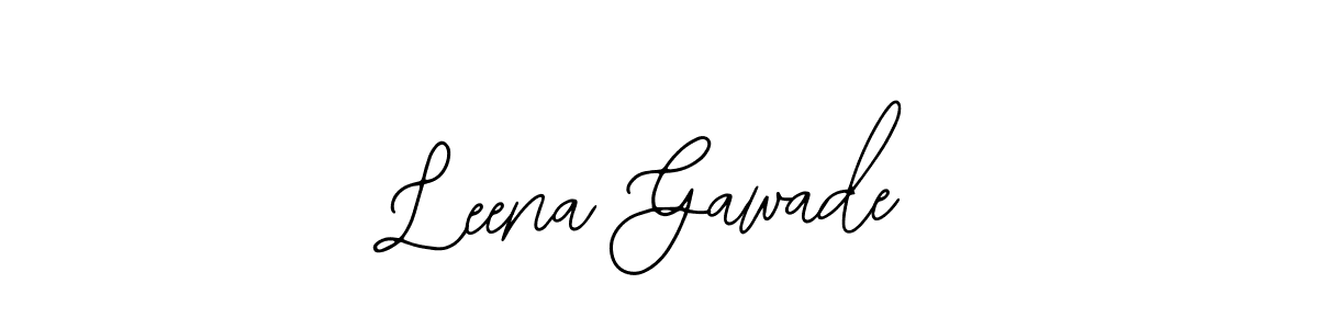 Use a signature maker to create a handwritten signature online. With this signature software, you can design (Bearetta-2O07w) your own signature for name Leena Gawade. Leena Gawade signature style 12 images and pictures png