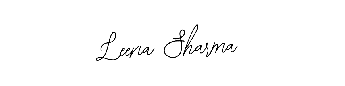 You should practise on your own different ways (Bearetta-2O07w) to write your name (Leena Sharma) in signature. don't let someone else do it for you. Leena Sharma signature style 12 images and pictures png