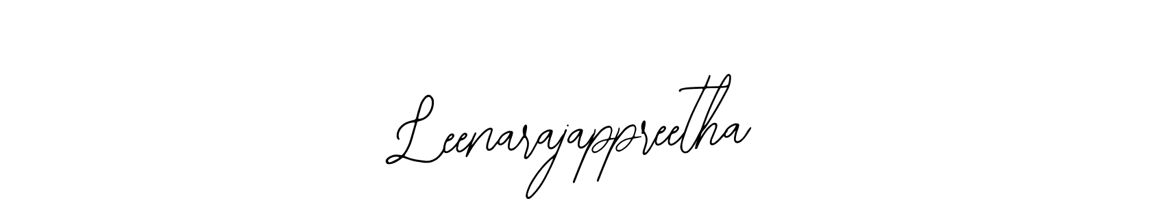 Bearetta-2O07w is a professional signature style that is perfect for those who want to add a touch of class to their signature. It is also a great choice for those who want to make their signature more unique. Get Leenarajappreetha name to fancy signature for free. Leenarajappreetha signature style 12 images and pictures png
