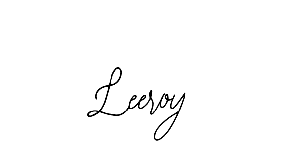 How to make Leeroy name signature. Use Bearetta-2O07w style for creating short signs online. This is the latest handwritten sign. Leeroy signature style 12 images and pictures png