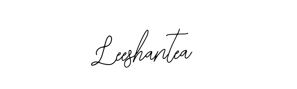 How to make Leeshantea signature? Bearetta-2O07w is a professional autograph style. Create handwritten signature for Leeshantea name. Leeshantea signature style 12 images and pictures png