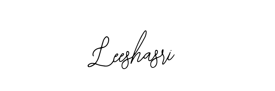 if you are searching for the best signature style for your name Leeshasri. so please give up your signature search. here we have designed multiple signature styles  using Bearetta-2O07w. Leeshasri signature style 12 images and pictures png