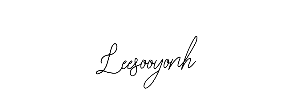 Use a signature maker to create a handwritten signature online. With this signature software, you can design (Bearetta-2O07w) your own signature for name Leesooyonh. Leesooyonh signature style 12 images and pictures png
