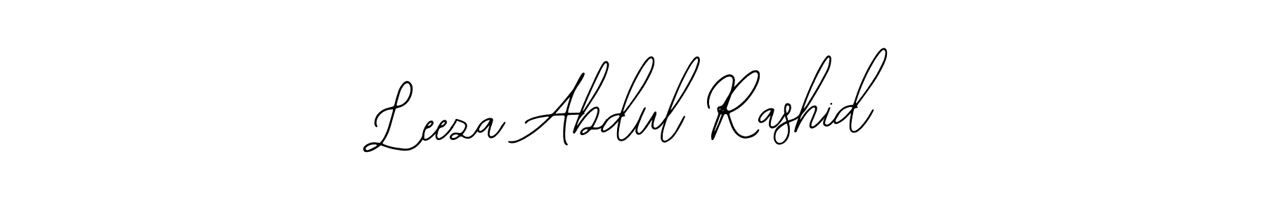 How to make Leeza Abdul Rashid signature? Bearetta-2O07w is a professional autograph style. Create handwritten signature for Leeza Abdul Rashid name. Leeza Abdul Rashid signature style 12 images and pictures png
