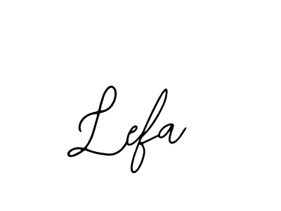 Also we have Lefa name is the best signature style. Create professional handwritten signature collection using Bearetta-2O07w autograph style. Lefa signature style 12 images and pictures png