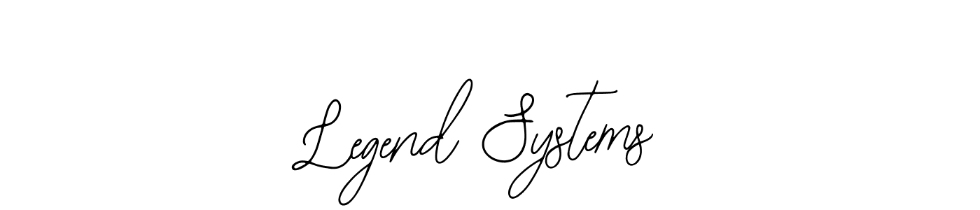 How to Draw Legend Systems signature style? Bearetta-2O07w is a latest design signature styles for name Legend Systems. Legend Systems signature style 12 images and pictures png