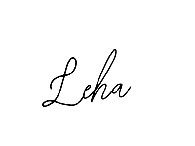 if you are searching for the best signature style for your name Leha. so please give up your signature search. here we have designed multiple signature styles  using Bearetta-2O07w. Leha signature style 12 images and pictures png