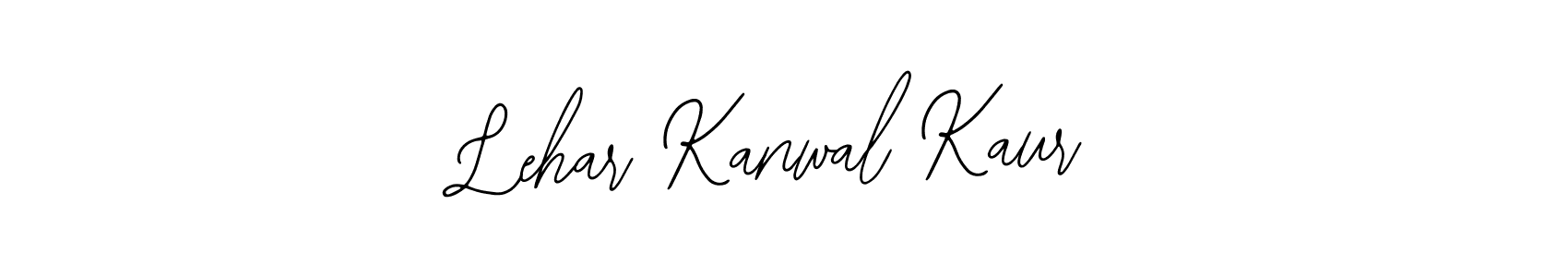 Use a signature maker to create a handwritten signature online. With this signature software, you can design (Bearetta-2O07w) your own signature for name Lehar Kanwal Kaur. Lehar Kanwal Kaur signature style 12 images and pictures png