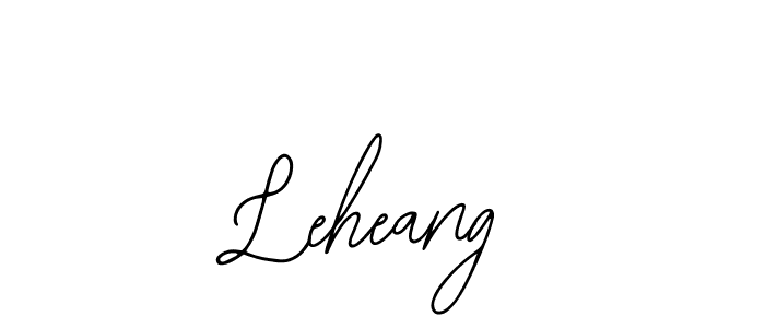Leheang stylish signature style. Best Handwritten Sign (Bearetta-2O07w) for my name. Handwritten Signature Collection Ideas for my name Leheang. Leheang signature style 12 images and pictures png