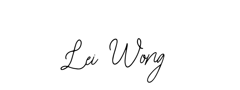 It looks lik you need a new signature style for name Lei Wong. Design unique handwritten (Bearetta-2O07w) signature with our free signature maker in just a few clicks. Lei Wong signature style 12 images and pictures png