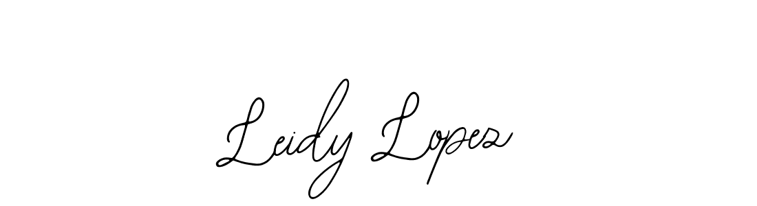Make a short Leidy Lopez signature style. Manage your documents anywhere anytime using Bearetta-2O07w. Create and add eSignatures, submit forms, share and send files easily. Leidy Lopez signature style 12 images and pictures png