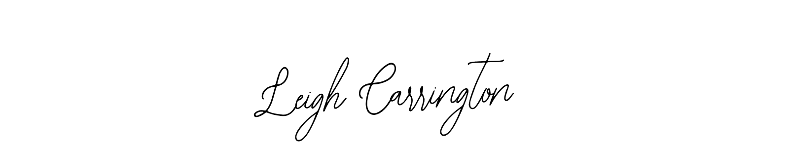 Bearetta-2O07w is a professional signature style that is perfect for those who want to add a touch of class to their signature. It is also a great choice for those who want to make their signature more unique. Get Leigh Carrington name to fancy signature for free. Leigh Carrington signature style 12 images and pictures png