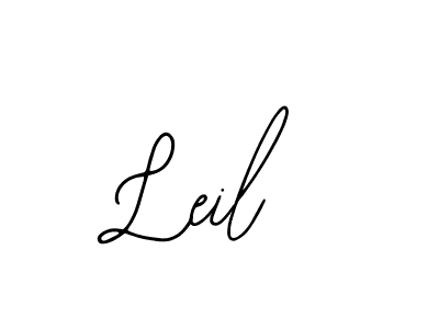 You should practise on your own different ways (Bearetta-2O07w) to write your name (Leil) in signature. don't let someone else do it for you. Leil signature style 12 images and pictures png