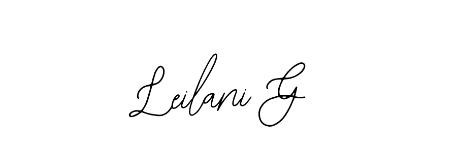 Make a beautiful signature design for name Leilani G. Use this online signature maker to create a handwritten signature for free. Leilani G signature style 12 images and pictures png