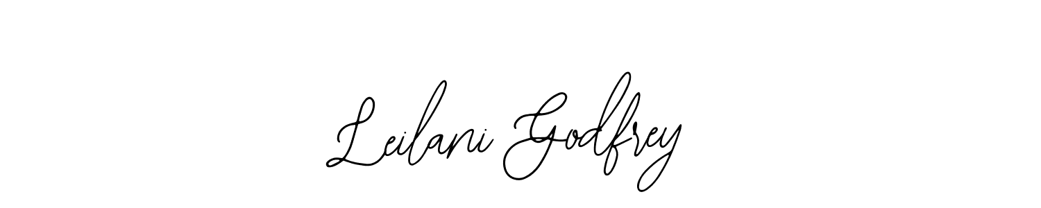 The best way (Bearetta-2O07w) to make a short signature is to pick only two or three words in your name. The name Leilani Godfrey include a total of six letters. For converting this name. Leilani Godfrey signature style 12 images and pictures png