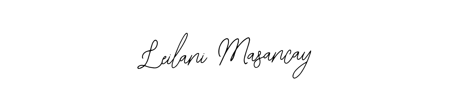 You should practise on your own different ways (Bearetta-2O07w) to write your name (Leilani Masancay) in signature. don't let someone else do it for you. Leilani Masancay signature style 12 images and pictures png