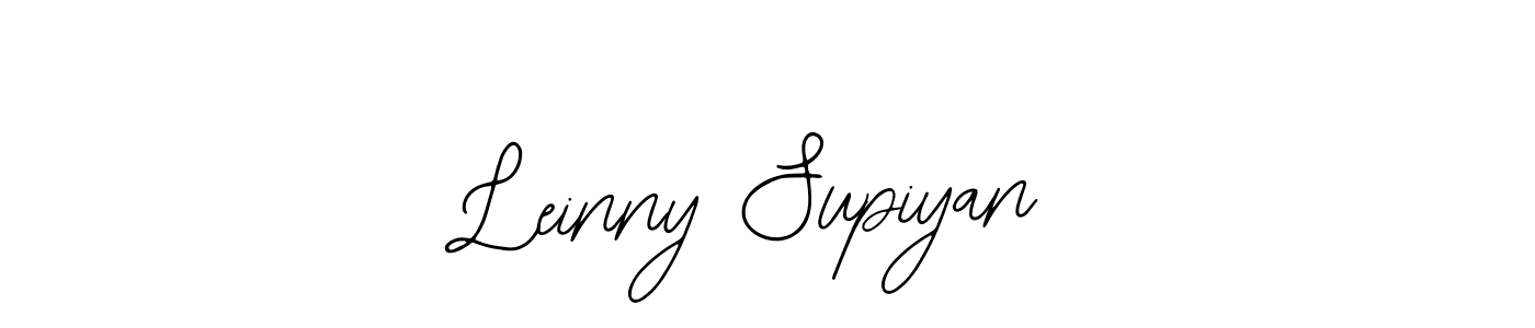 if you are searching for the best signature style for your name Leinny Supiyan. so please give up your signature search. here we have designed multiple signature styles  using Bearetta-2O07w. Leinny Supiyan signature style 12 images and pictures png
