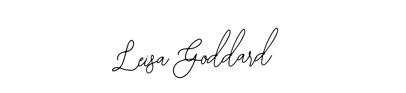 The best way (Bearetta-2O07w) to make a short signature is to pick only two or three words in your name. The name Leisa Goddard include a total of six letters. For converting this name. Leisa Goddard signature style 12 images and pictures png