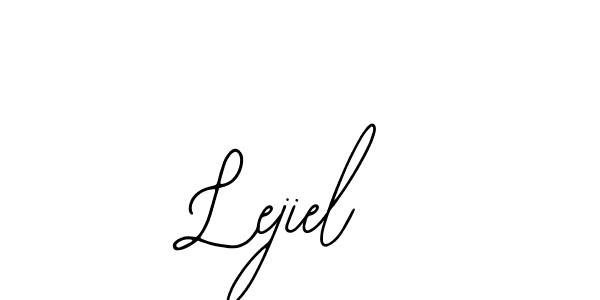 Use a signature maker to create a handwritten signature online. With this signature software, you can design (Bearetta-2O07w) your own signature for name Lejiel. Lejiel signature style 12 images and pictures png