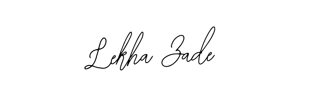 How to Draw Lekha Zade signature style? Bearetta-2O07w is a latest design signature styles for name Lekha Zade. Lekha Zade signature style 12 images and pictures png