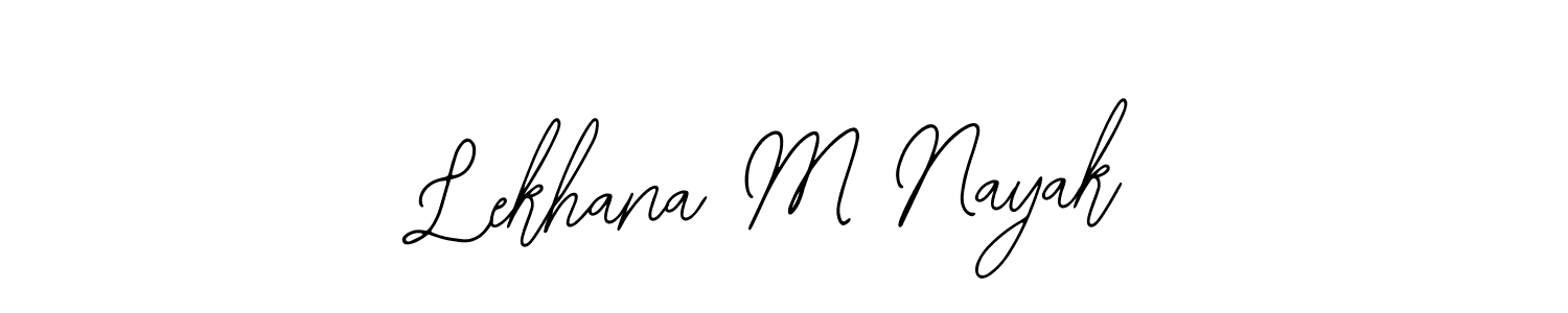 How to Draw Lekhana M Nayak signature style? Bearetta-2O07w is a latest design signature styles for name Lekhana M Nayak. Lekhana M Nayak signature style 12 images and pictures png
