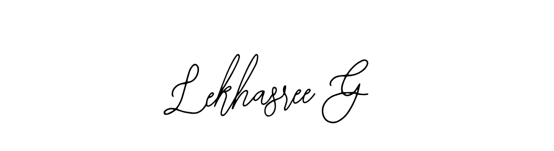 Lekhasree G stylish signature style. Best Handwritten Sign (Bearetta-2O07w) for my name. Handwritten Signature Collection Ideas for my name Lekhasree G. Lekhasree G signature style 12 images and pictures png