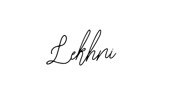 The best way (Bearetta-2O07w) to make a short signature is to pick only two or three words in your name. The name Lekhni include a total of six letters. For converting this name. Lekhni signature style 12 images and pictures png