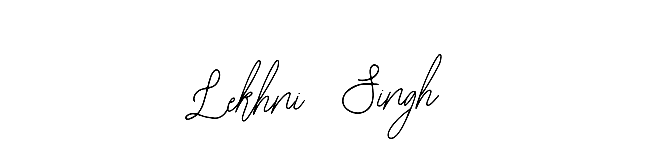 You can use this online signature creator to create a handwritten signature for the name Lekhni  Singh. This is the best online autograph maker. Lekhni  Singh signature style 12 images and pictures png