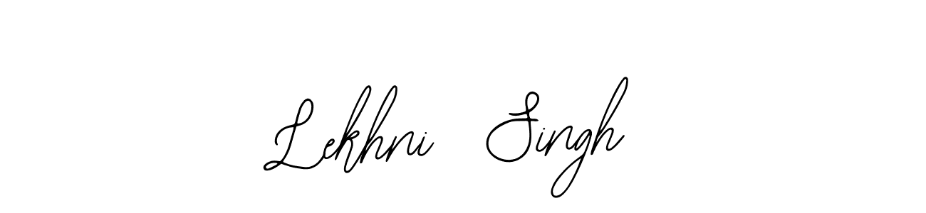 Design your own signature with our free online signature maker. With this signature software, you can create a handwritten (Bearetta-2O07w) signature for name Lekhni  Singh. Lekhni  Singh signature style 12 images and pictures png