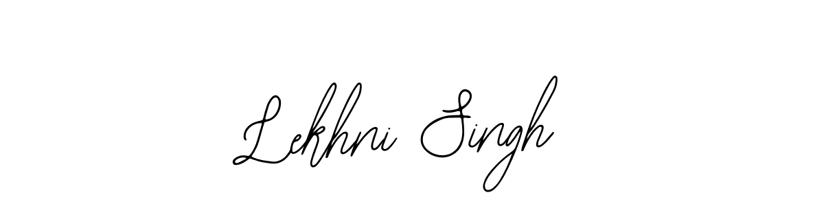 Use a signature maker to create a handwritten signature online. With this signature software, you can design (Bearetta-2O07w) your own signature for name Lekhni Singh. Lekhni Singh signature style 12 images and pictures png