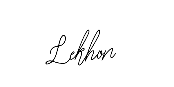Also You can easily find your signature by using the search form. We will create Lekhon name handwritten signature images for you free of cost using Bearetta-2O07w sign style. Lekhon signature style 12 images and pictures png