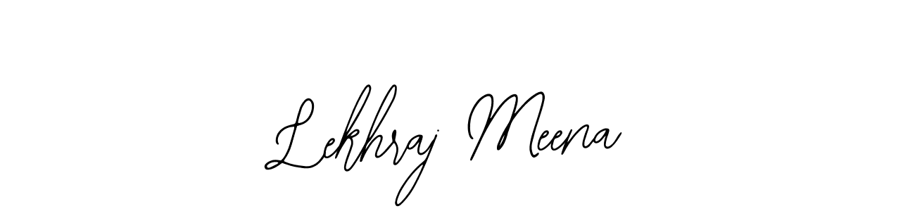 Use a signature maker to create a handwritten signature online. With this signature software, you can design (Bearetta-2O07w) your own signature for name Lekhraj Meena. Lekhraj Meena signature style 12 images and pictures png