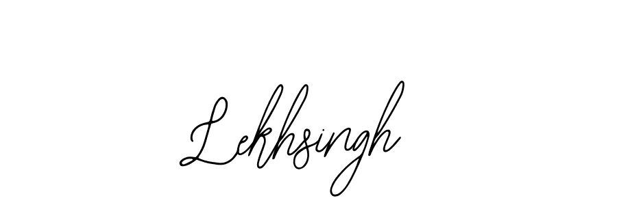 Design your own signature with our free online signature maker. With this signature software, you can create a handwritten (Bearetta-2O07w) signature for name Lekhsingh. Lekhsingh signature style 12 images and pictures png