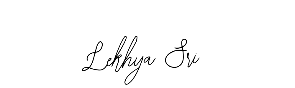 You should practise on your own different ways (Bearetta-2O07w) to write your name (Lekhya Sri) in signature. don't let someone else do it for you. Lekhya Sri signature style 12 images and pictures png