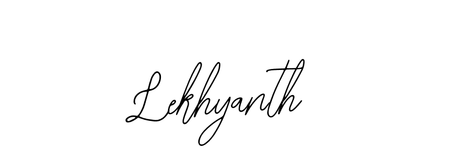 The best way (Bearetta-2O07w) to make a short signature is to pick only two or three words in your name. The name Lekhyanth include a total of six letters. For converting this name. Lekhyanth signature style 12 images and pictures png