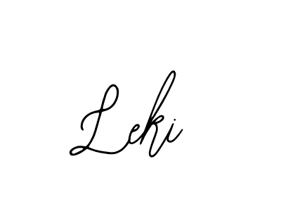 if you are searching for the best signature style for your name Leki. so please give up your signature search. here we have designed multiple signature styles  using Bearetta-2O07w. Leki signature style 12 images and pictures png