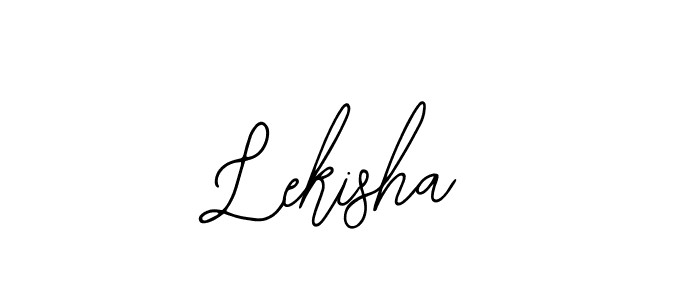 How to make Lekisha signature? Bearetta-2O07w is a professional autograph style. Create handwritten signature for Lekisha name. Lekisha signature style 12 images and pictures png