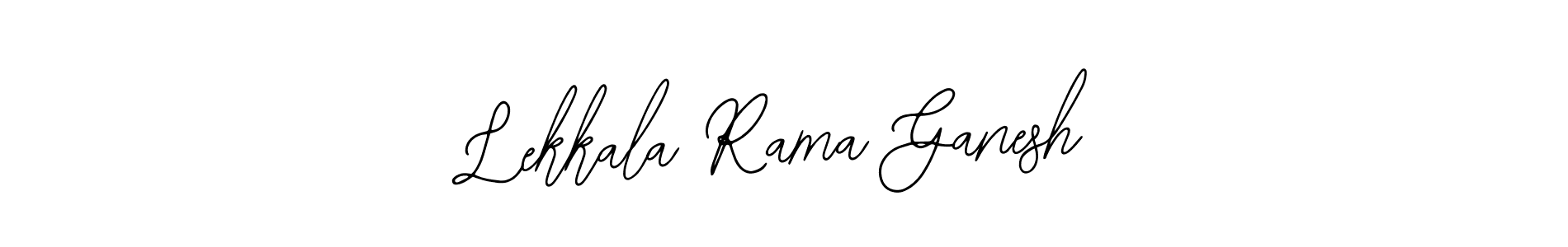 Use a signature maker to create a handwritten signature online. With this signature software, you can design (Bearetta-2O07w) your own signature for name Lekkala Rama Ganesh. Lekkala Rama Ganesh signature style 12 images and pictures png